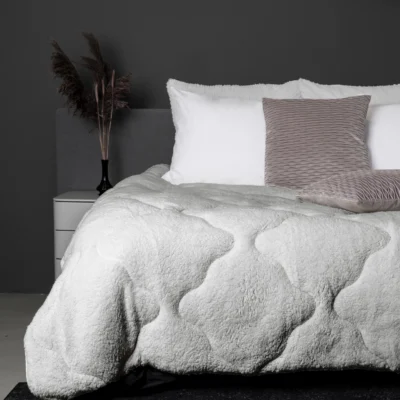 Lazy teddy Grijs dekbed