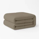 Dekbed met vaste hoes Taupe